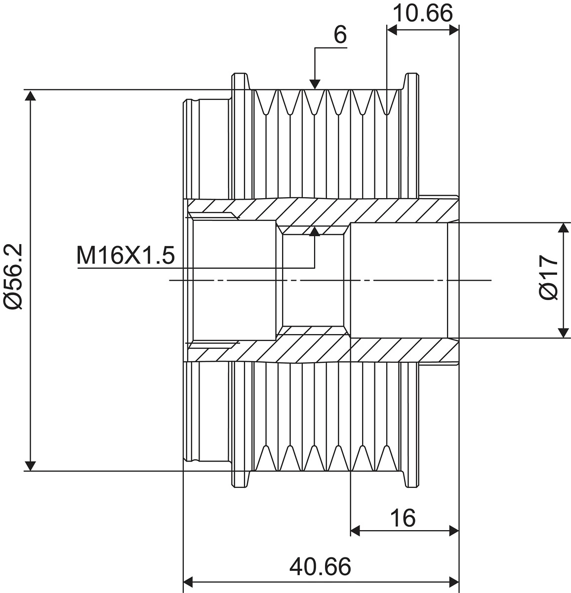Fulie alternator