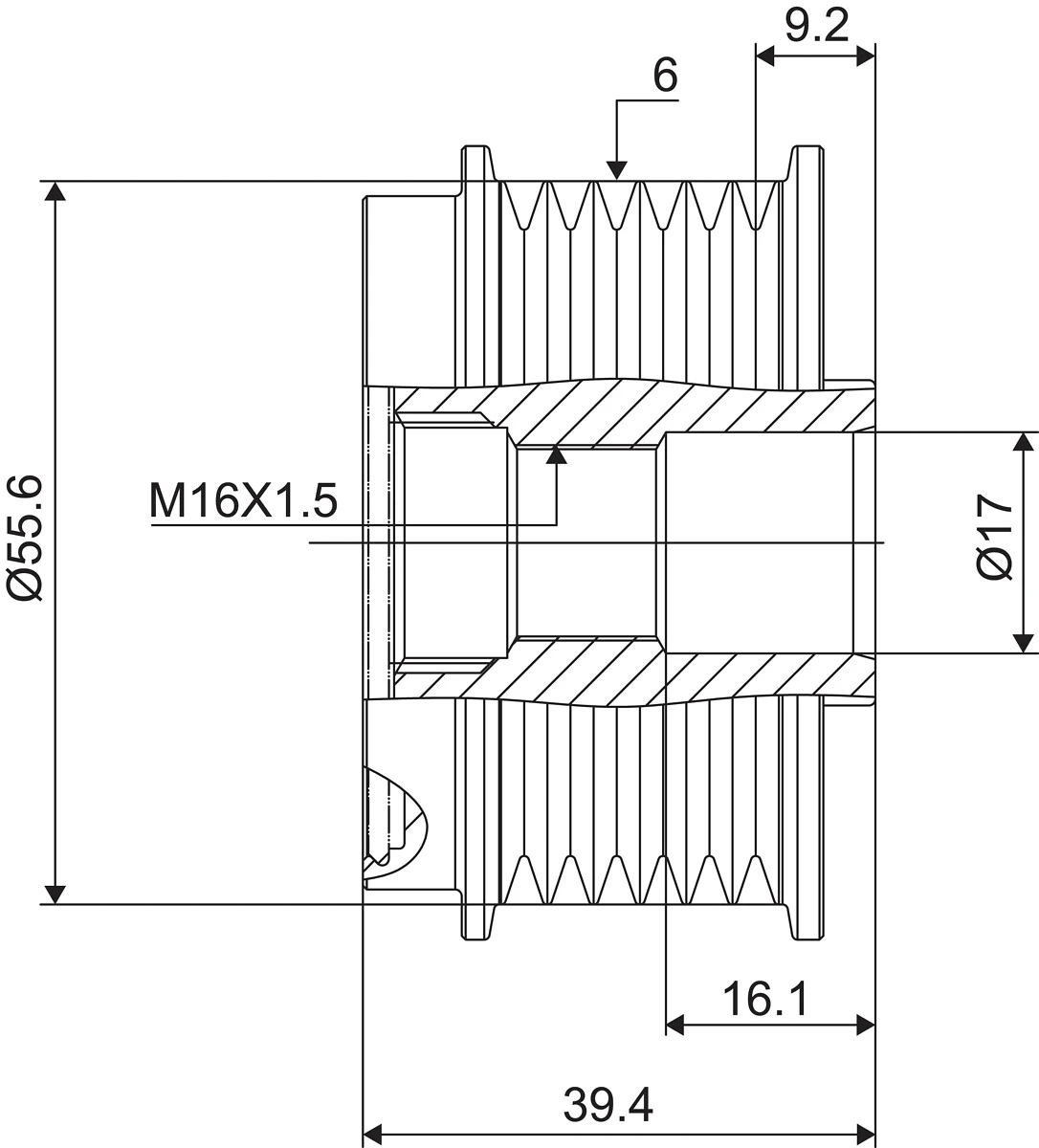 Fulie alternator