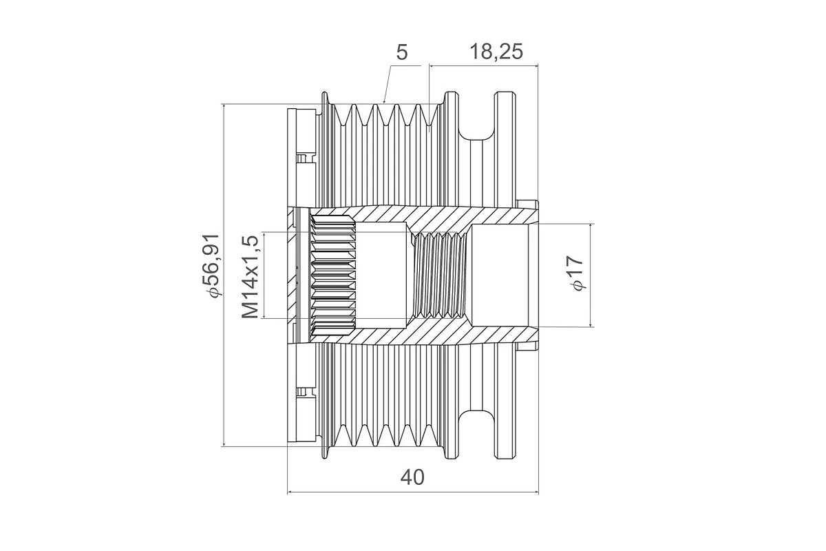 Fulie alternator