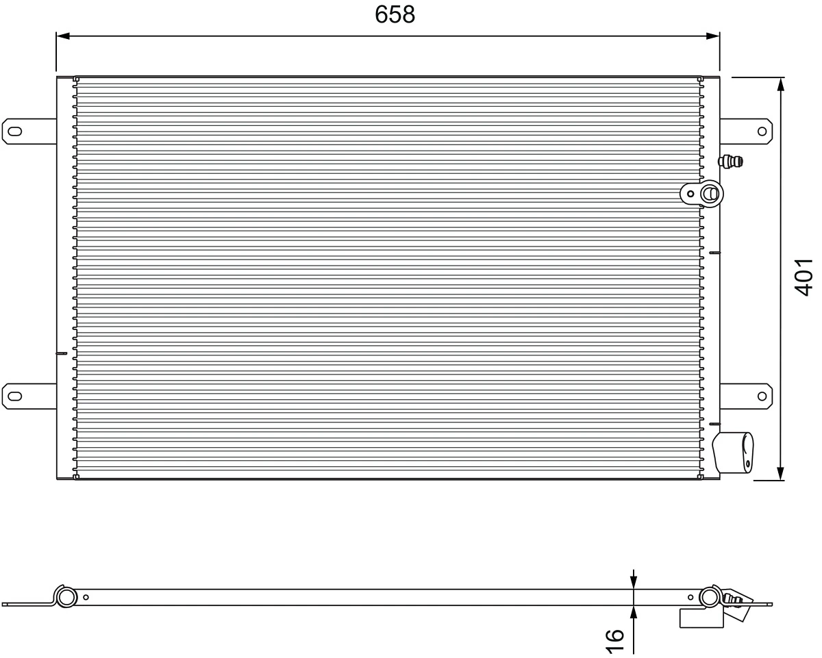 Radiator climatizare