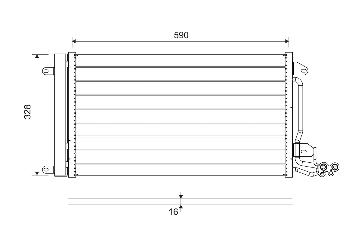 Radiator climatizare