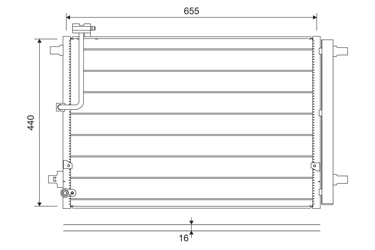Radiator climatizare