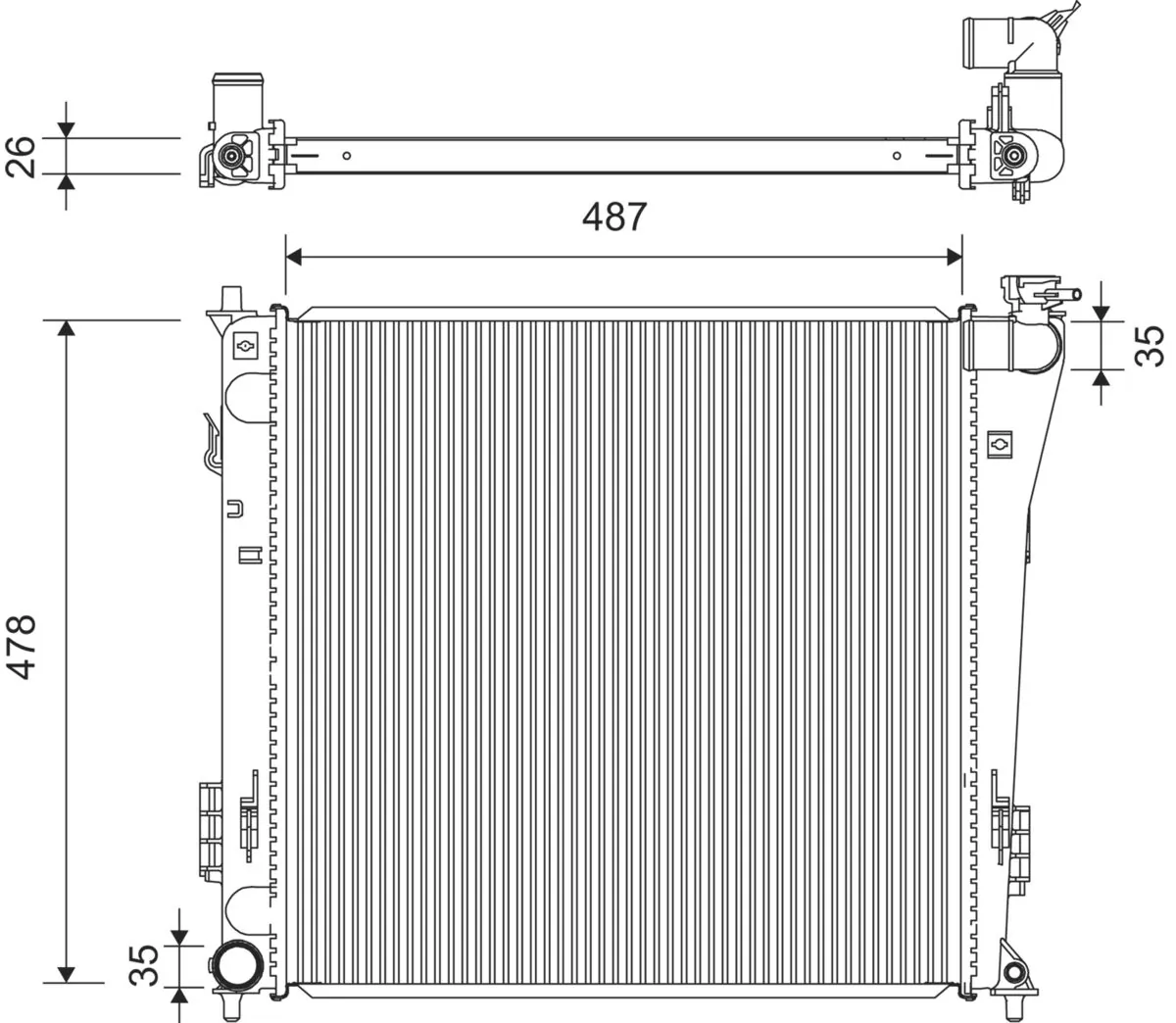 Radiator, racire motor