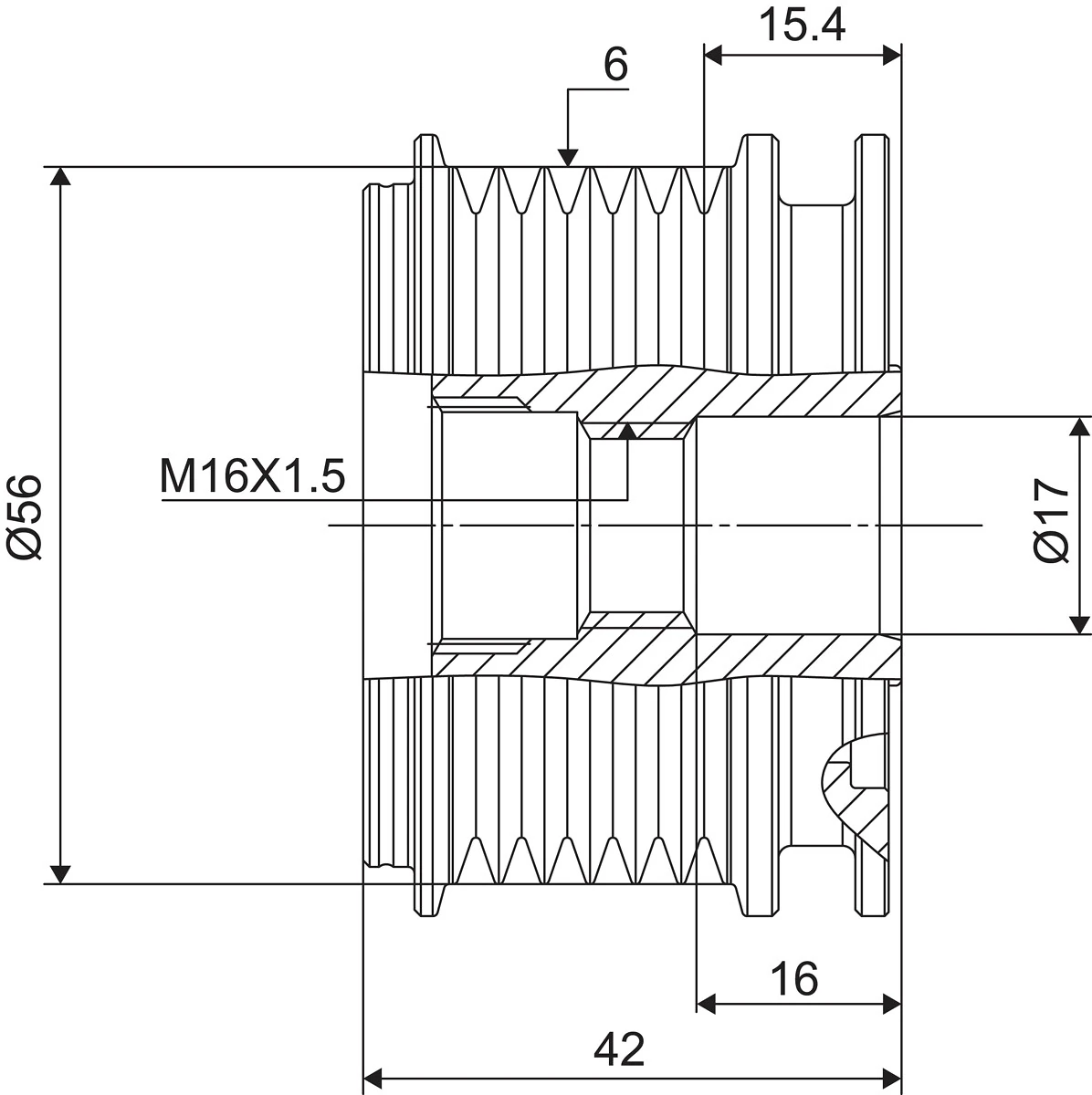 Fulie alternator