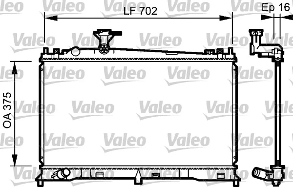 Radiator racire motor