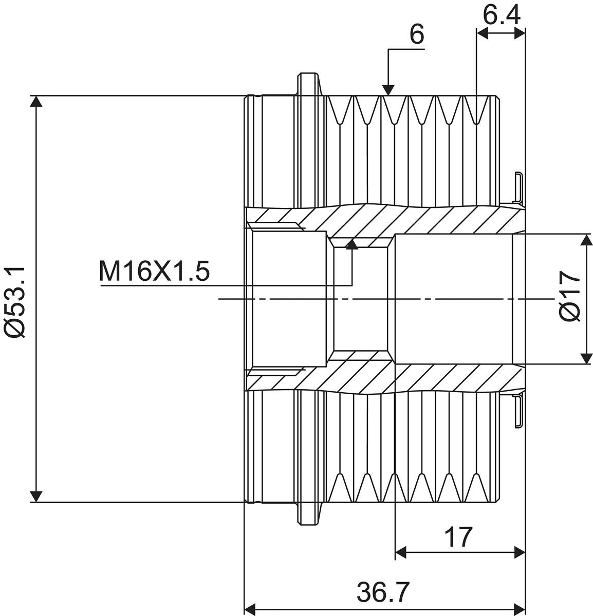 Fulie alternator