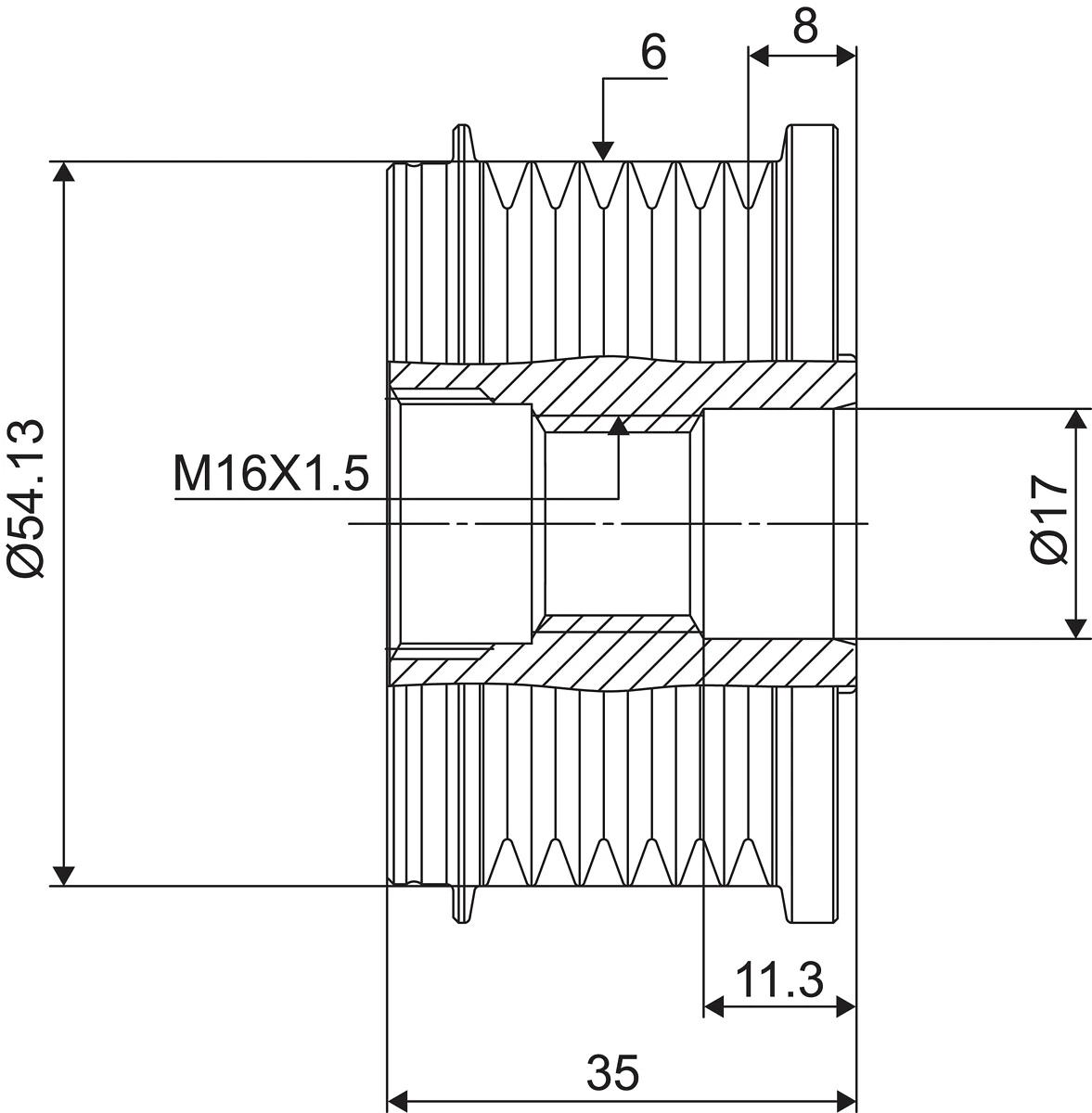 Fulie alternator