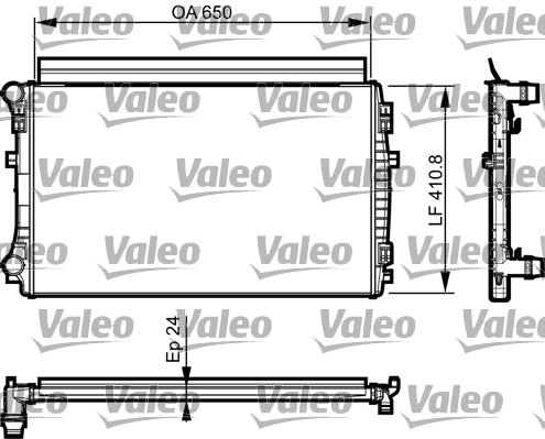 Radiator racire motor