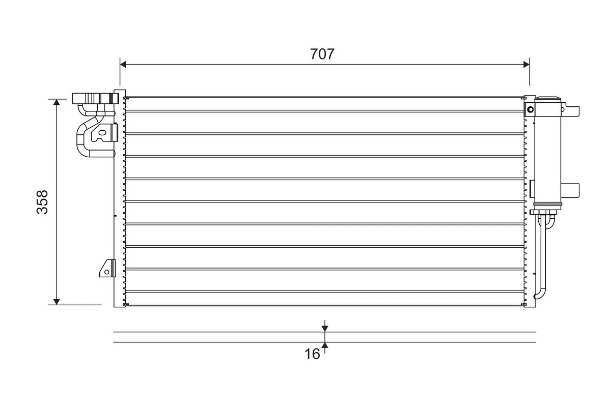Radiator climatizare