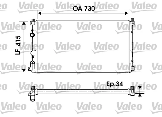Radiator racire motor