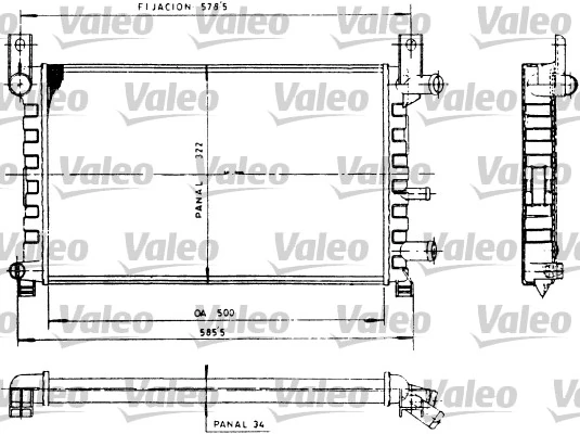 Radiator racire motor