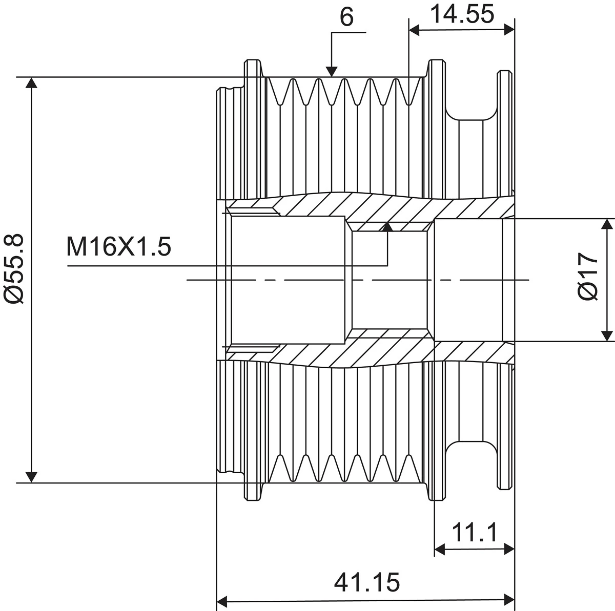 Fulie alternator