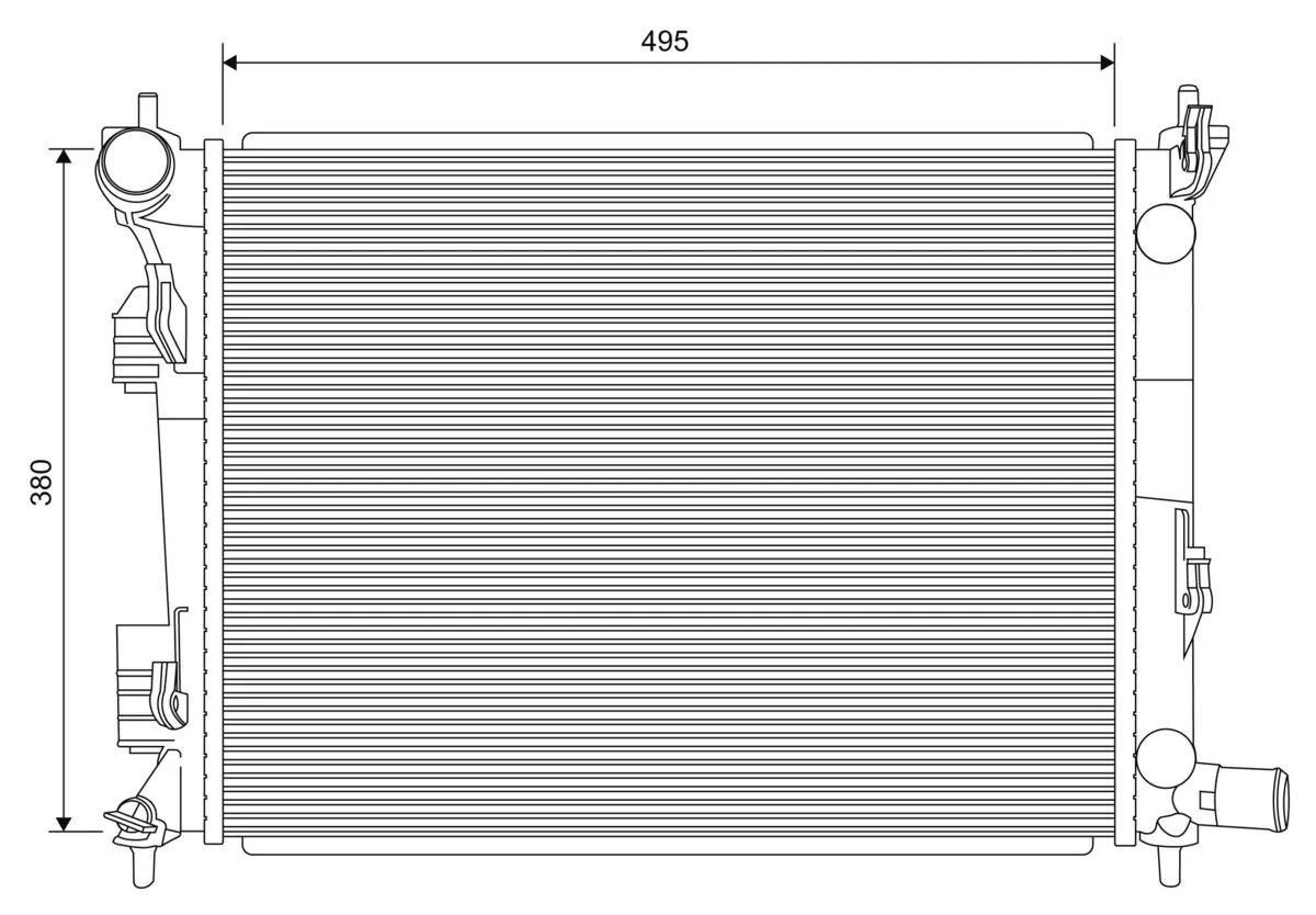 Radiator racire motor