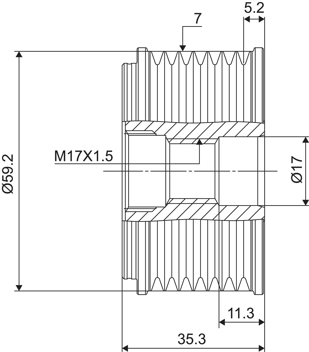 Fulie alternator