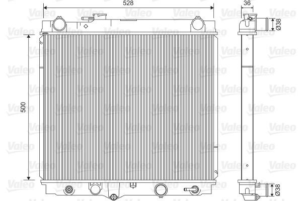 Radiator racire motor