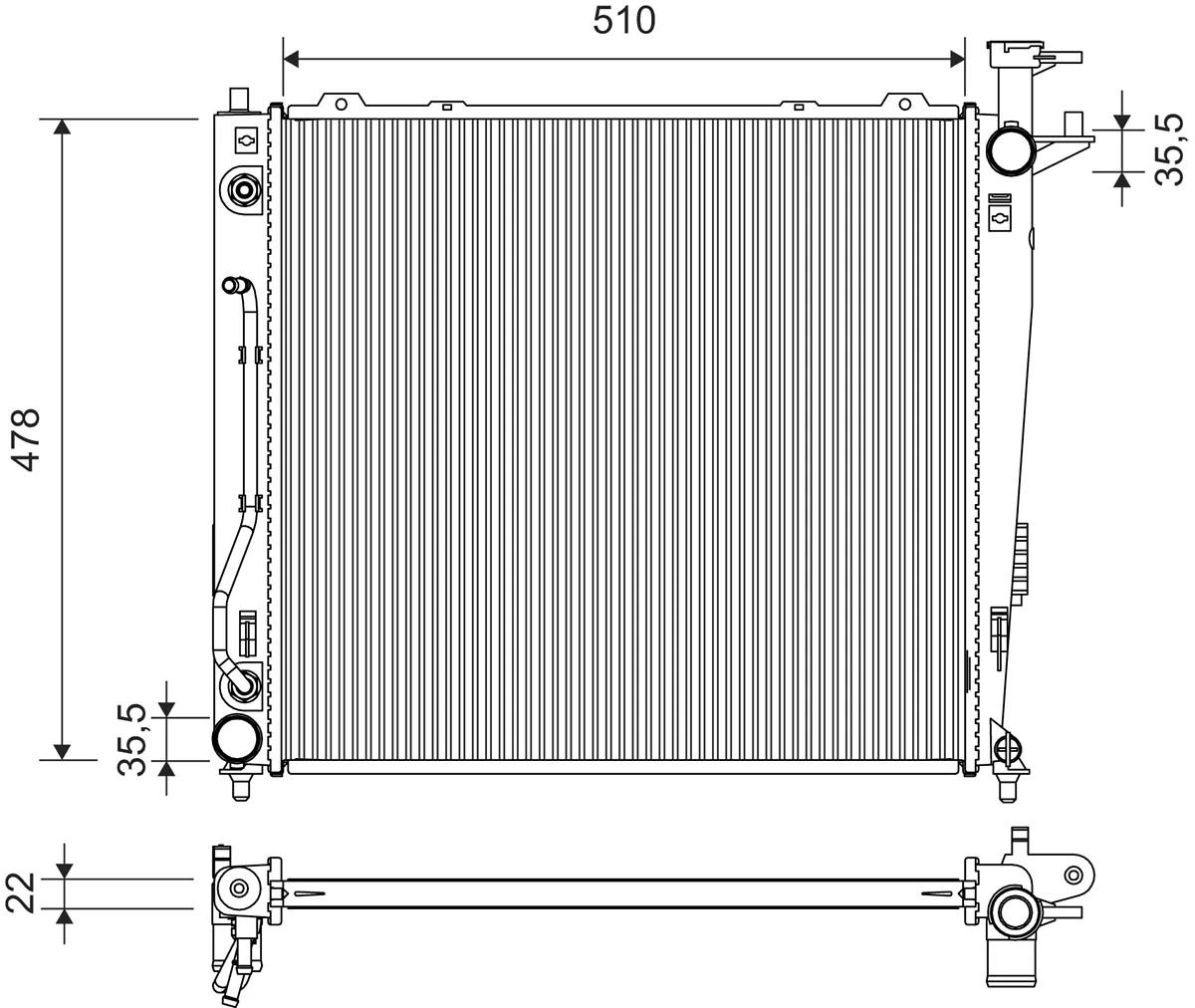 Radiator, racire motor