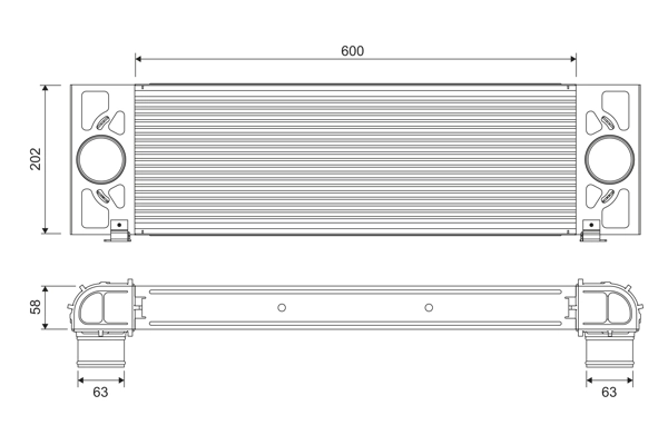 Intercooler, compresor