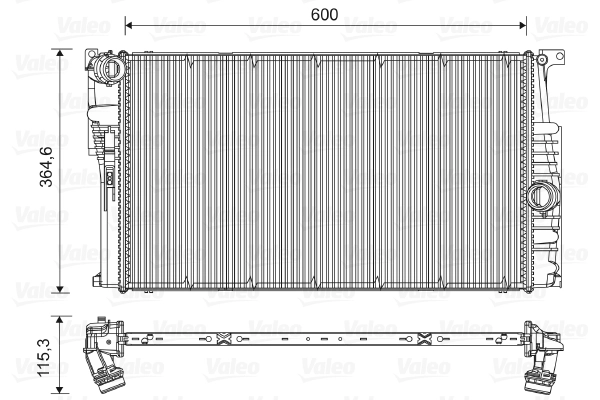 Radiator racire motor