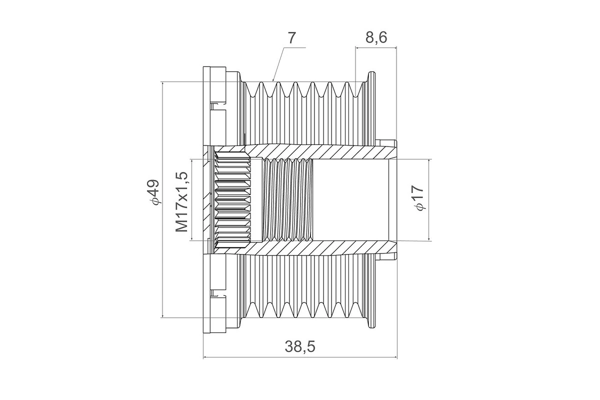 Fulie alternator