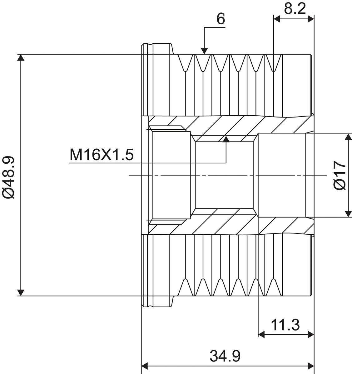 Fulie alternator