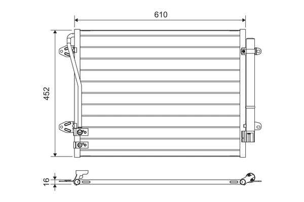 Radiator climatizare