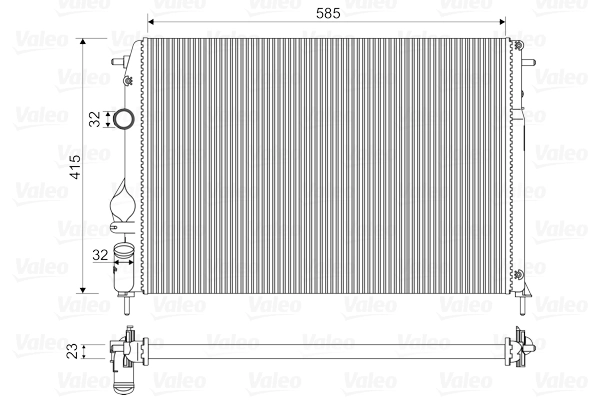 Radiator racire motor