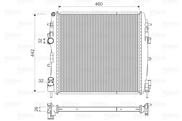 Radiator racire motor
