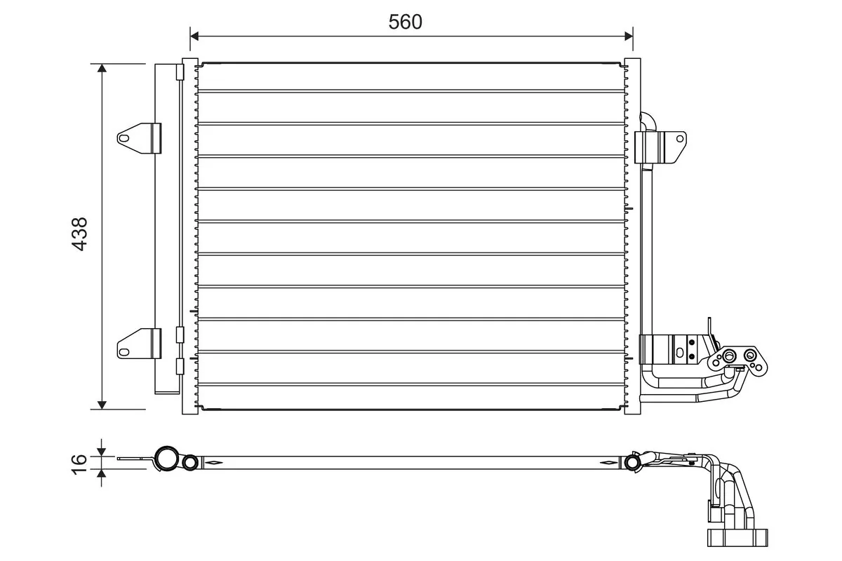 Radiator climatizare