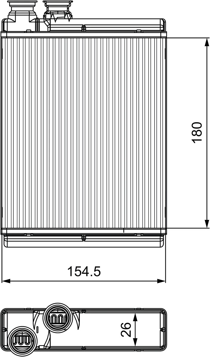 Schimbator caldura incalzire habitaclu