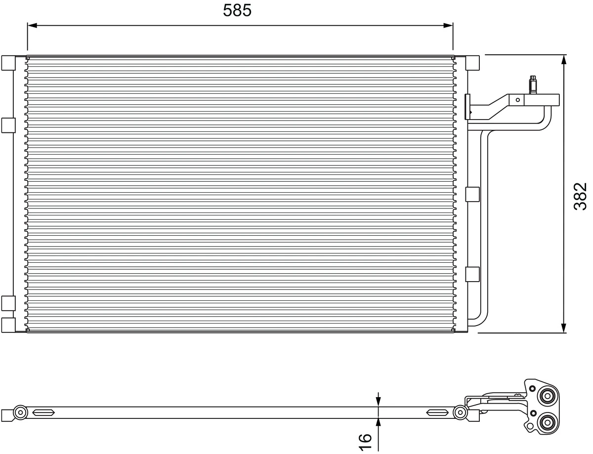 Radiator climatizare
