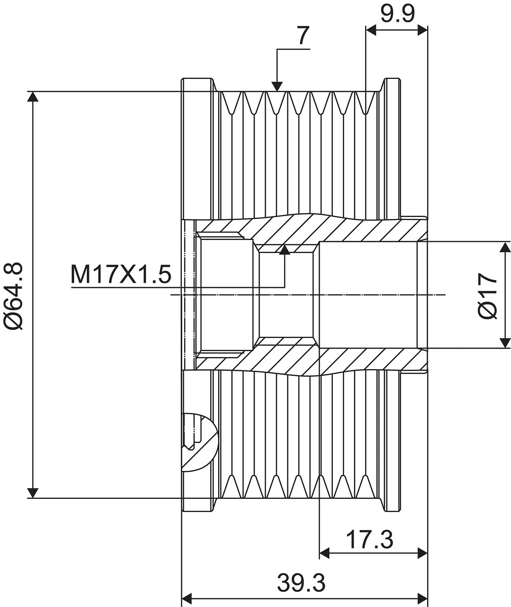 Fulie alternator
