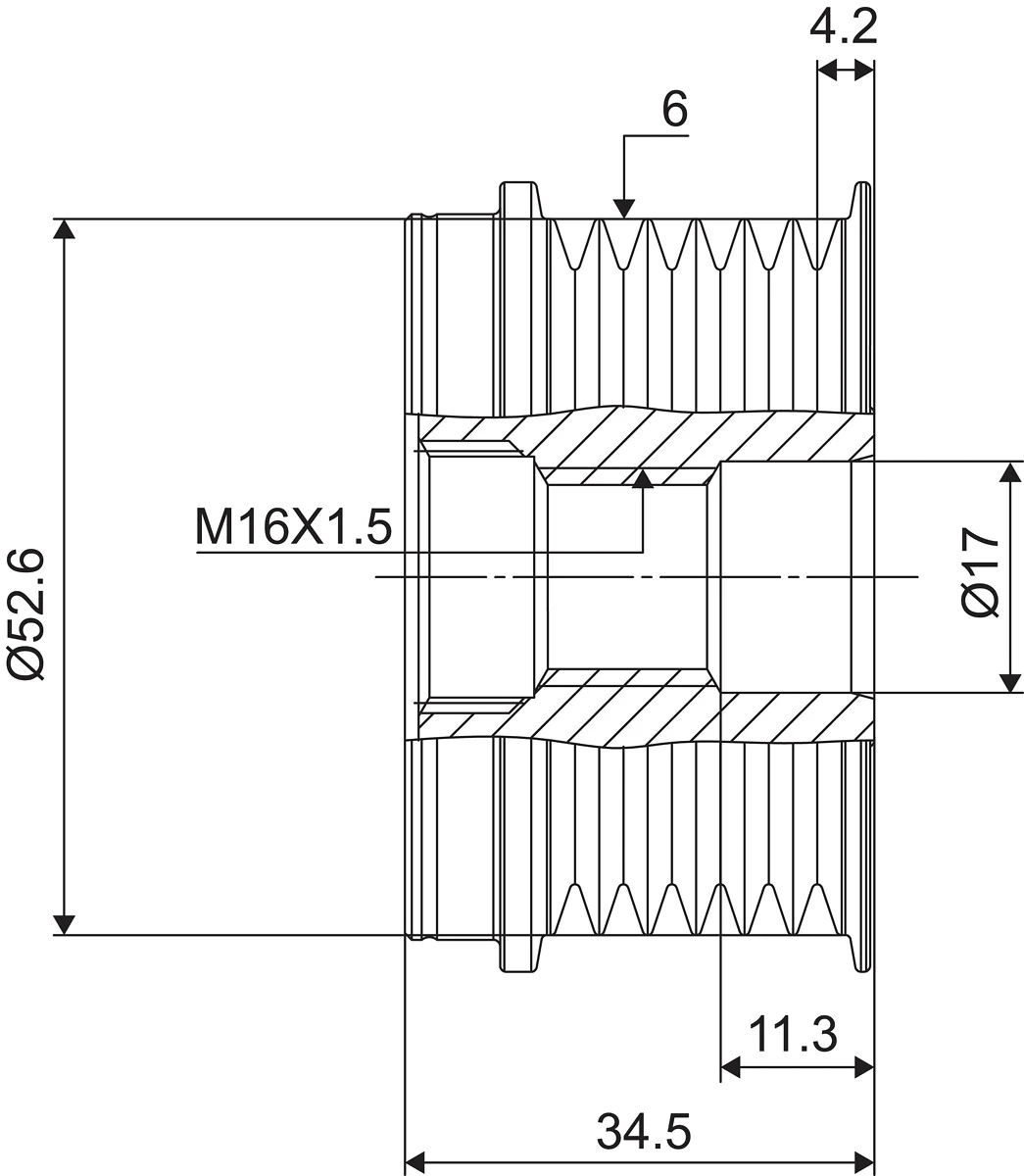Fulie alternator