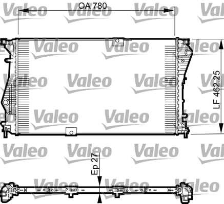 Radiator racire motor