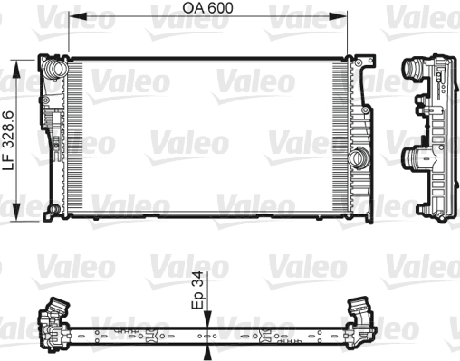 Radiator racire motor