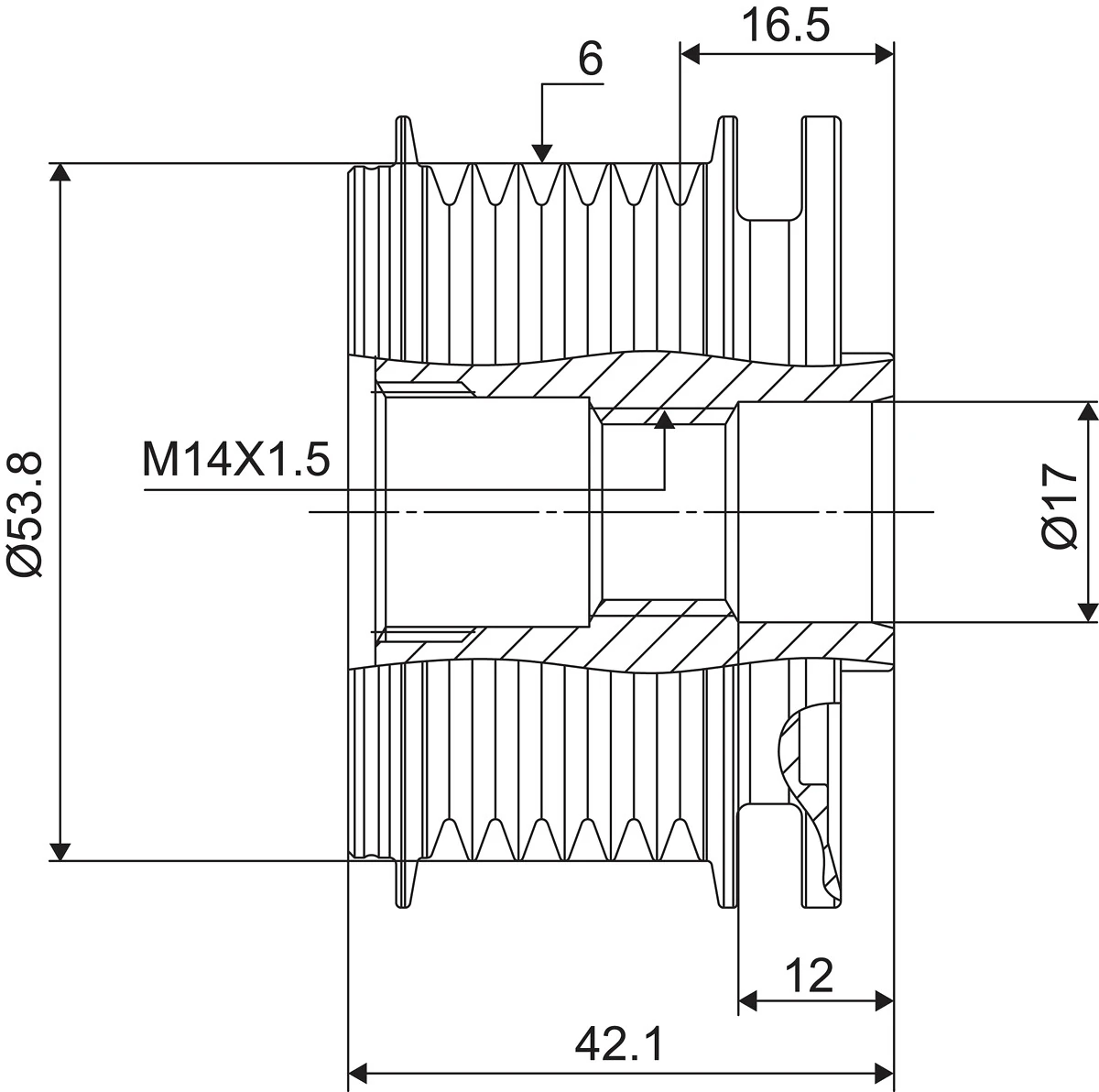 Fulie alternator