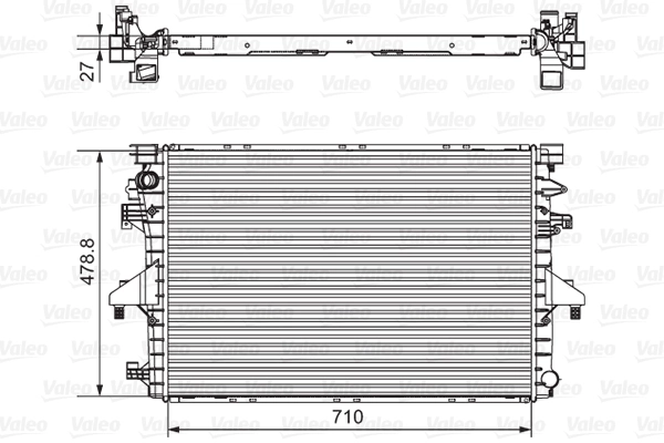 Radiator racire motor