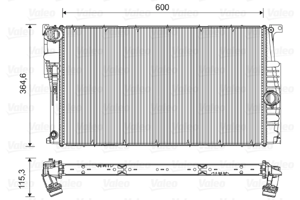 Radiator racire motor