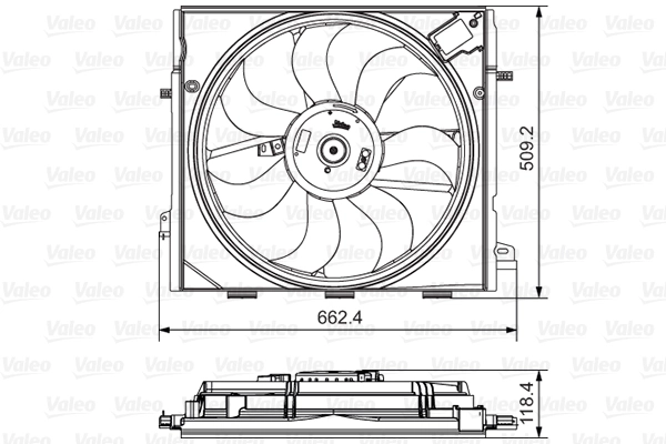 Ventilator radiator racire