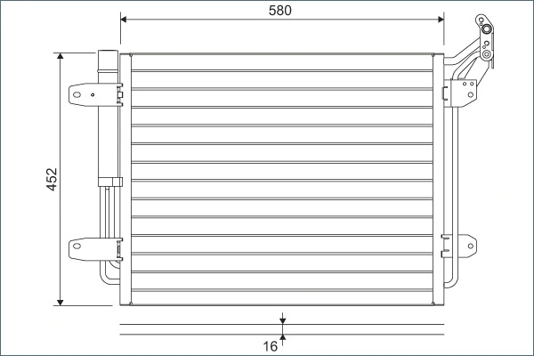 Radiator climatizare