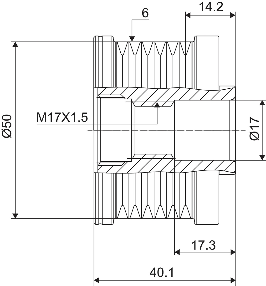 Sistem roata libera, generator