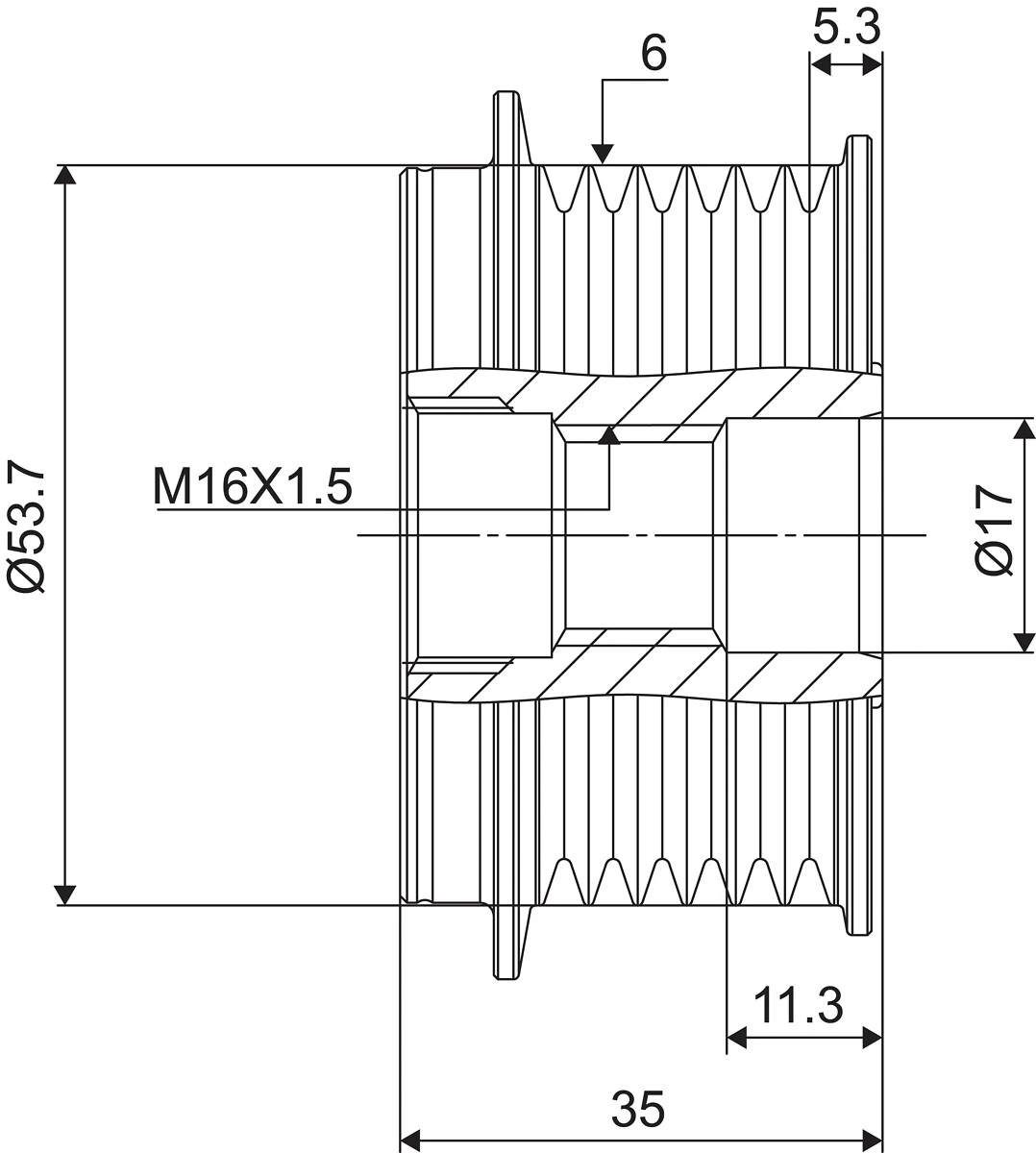 Fulie alternator