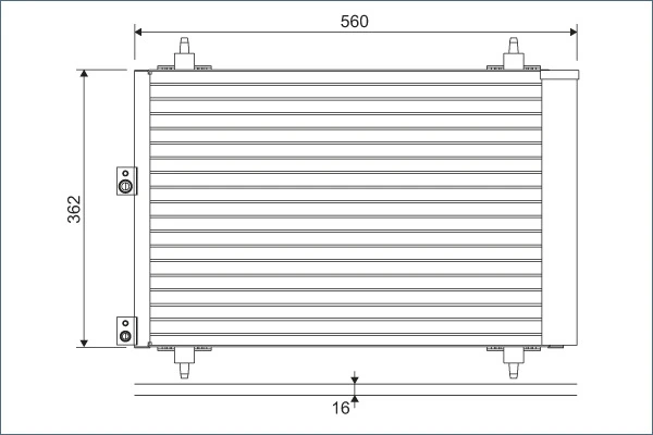 Radiator climatizare