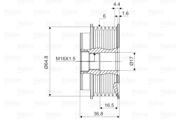 Fulie alternator