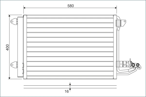 Radiator climatizare
