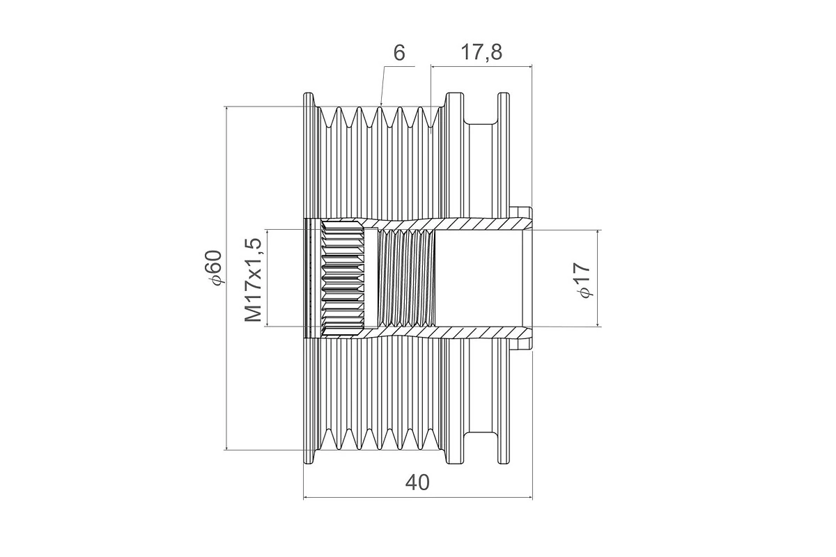Fulie alternator