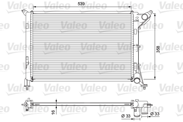 Radiator racire motor