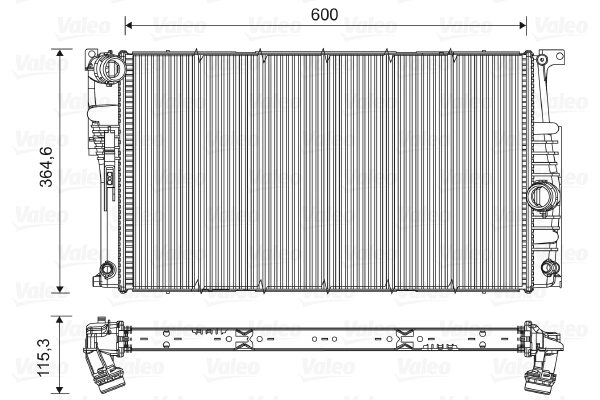 Radiator racire motor