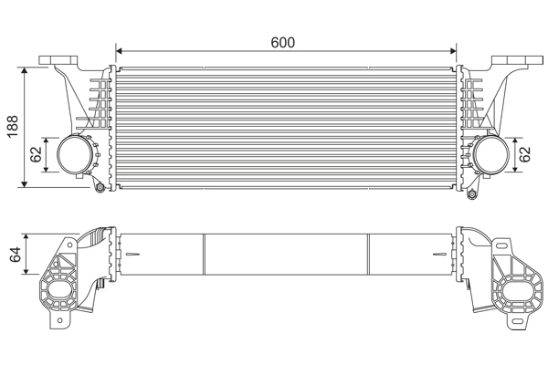 Intercooler, compresor