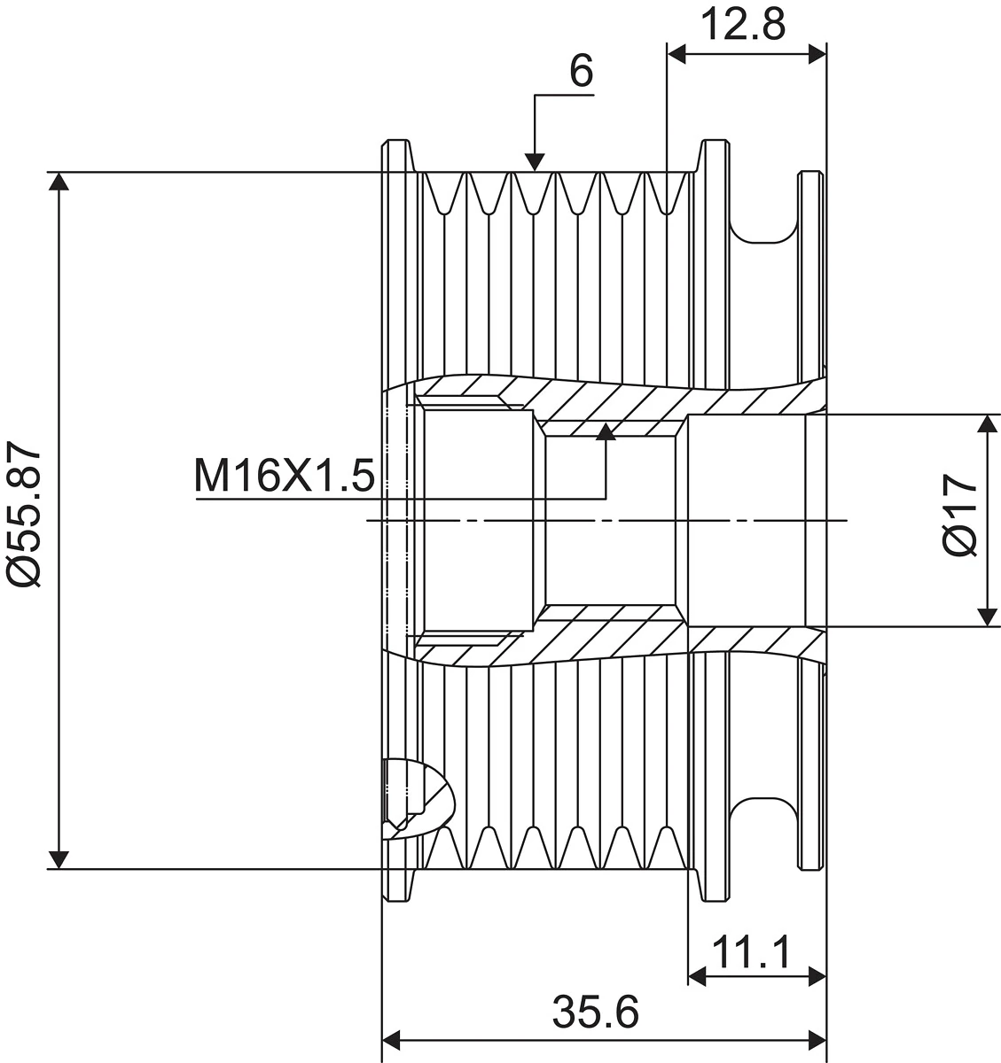Fulie alternator