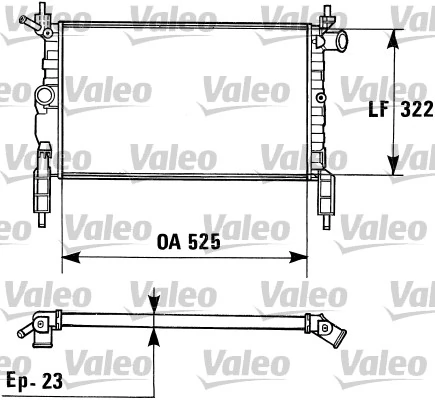 Radiator racire motor